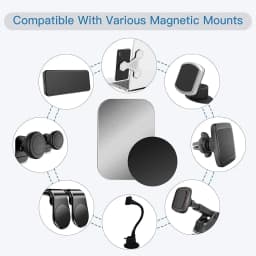 Magnetic Metal Plate For Car Phone Holder Universal Iron Sheet Disk Sticker Mount Mobile Phone Magnet Stand For IPhone Huawei
