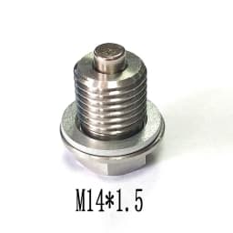 M14 X 1.5 M12 M16 M18 M20 M24 Magnetic Stainless Steel Oil Drain Plug Sump Drain Nut Bolt with 1 Silver Gasket