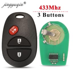 jingyuqin 315/433MHz GQ43VT20T Remote Car Key Fob for Toyota Sienna Tundra Sequoia Tacoma Camry Highlander Aurion 2004-2018