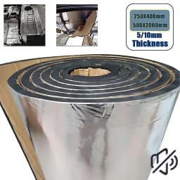 2000*500/250*400mm 5/10mm Car Sound Mat Proofing Deadener Heat Noise Insulation Deadening Mat Hood Closed Cell Foam Accessories