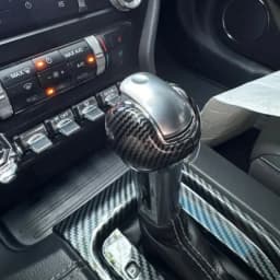 Car Gear Shift Knob Cover Trim for Ford Mustang 2015 2016 2017 2018 2019 2020 2021 Auto Interior Sticker AT Accessoreis