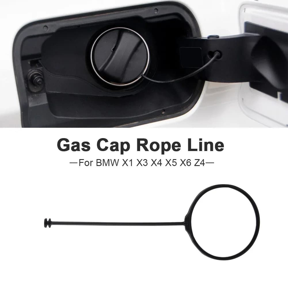 Fuel Oil Tank Cover Cable Sling Gas Cap Rope Line For BMW X1 X3 X4 X5 X6 Z4 Mini E70 E46 E90 E39 E87 F10 F11 E83 E60 16117222391