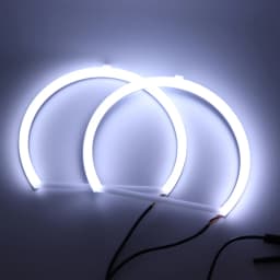 60mm 72mm 80mm 85mm 90mm 95mm 126mm 140mm 131mm 146mm 158mm White Circle Light Cotton Angel Eyes Kit for BMW E46 E36 E38 E39 E90