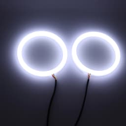 60mm 72mm 80mm 85mm 90mm 95mm 126mm 140mm 131mm 146mm 158mm White Circle Light Cotton Angel Eyes Kit for BMW E46 E36 E38 E39 E90