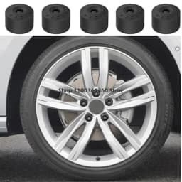 For VW Volkswagen Jetta Polo Tiguan Golf MK4 Passat B6 Seat Leon Ibiza Tire Screw Caps Accessories Car Wheel Hub Nut Bolt Covers