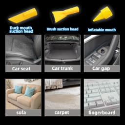 Multifunctional Portable Car Vacuum Cleaner Dual Purpose Home Car High Power Wet Dry Universal Cleaning Dust Removal Artifact