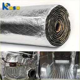 5/10MM Sound Deadener Heat Insulation Mat Car Van Sound Proofing Deadening Insulation Car Hood Insulation Silent Door Wall
