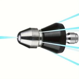 1/4" Quick Connect High-Pressure Sewer Nozzle, Stainless Steel Rust-Proof Drain Cleaner for Pipe Dredging & Outdoor Cleaning