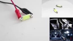 10x C5W C10W LED 31mm 36mm 39mm 42mm Festoon Bulb COB Led Car Interior Dome Light License Plate Luggage Trunk Lamp Universal