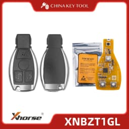 Xhorse VVDI BE Key Pro XNBZ01EN/XNBZT1GL/FBS3 KEYLESS with High Quality Remote Shell