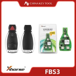 Xhorse VVDI BE Key Pro XNBZ01EN/XNBZT1GL/FBS3 KEYLESS with High Quality Remote Shell