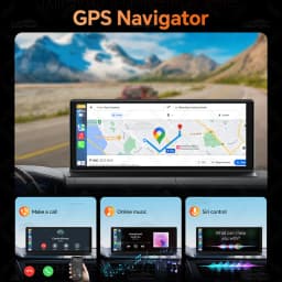 K8 Pro 11.3" Touch Screen Car Camera 5K Dash Cam GPS 5G WiFi Wireless CarPlay & Android Auto Loop Recording GPS Navigation DVR