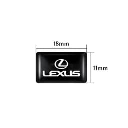 Car Interior Sticker Rubber Badge Decorate Paster For Lexus RX330 IS250 Ct200h ES300h RX350 IS300h ES350 Steering Wheel Sticker