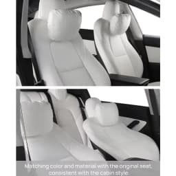 Suede Comfortable Headrest Neck Pillow For Tesla Highland Model 3/Y Model S Model X Accessories Car Neck Pillow for Traveling