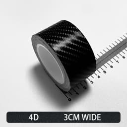 Carbon Fiber Car Stickers Self-adhesive Automotive Wrap Tape Matte Black Self-Adhesive Film 3D Vinyl Car Strips Film Accessories