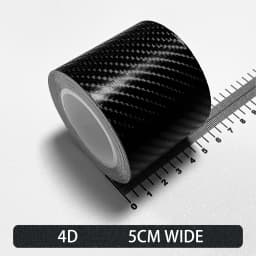 Carbon Fiber Car Stickers Self-adhesive Automotive Wrap Tape Matte Black Self-Adhesive Film 3D Vinyl Car Strips Film Accessories
