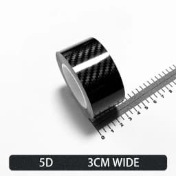 Carbon Fiber Car Stickers Self-adhesive Automotive Wrap Tape Matte Black Self-Adhesive Film 3D Vinyl Car Strips Film Accessories