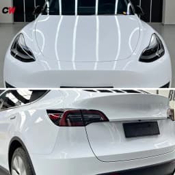 Car Stickers Glossy White Waterproof Vinyl Film Auto Bonding Scooter Motorcycle Body Film Protective Decor for Car Accessories