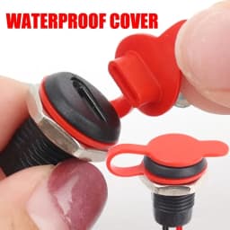5/1pcs Type-C Female Chassis 2 Pin Type-C Female Socket USB Connector Waterproof Jack Female Charging Port with Card Buckle