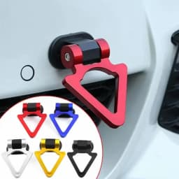 2 Car Style Trailer Hooks Designs,Decorative Car Sticker,Front Rear Trailer,Racing Ring Simulation,Vehicle Trailer Hook