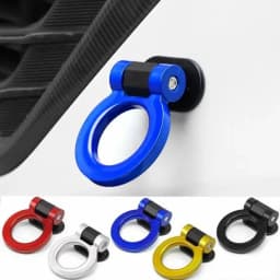 2 Car Style Trailer Hooks Designs,Decorative Car Sticker,Front Rear Trailer,Racing Ring Simulation,Vehicle Trailer Hook
