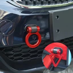 2 Car Style Trailer Hooks Designs,Decorative Car Sticker,Front Rear Trailer,Racing Ring Simulation,Vehicle Trailer Hook