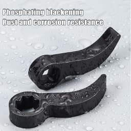 Angle Type Half Axle Disassembly Tool Drive Pry Bar Adapter Used for Open-end Wrenches Disassembling Axles Repair Tool Anti-Slip