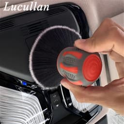 Lucullan Small Multi-Purpose Detailing Brush Nylon Soft Bristles For Dusting or Scrubbing Interior & Delicate Surfaces