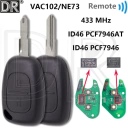 Great 433ASK ID46 PCF7946 Car Remote Key For Renault Trafic Master Kangoo Movano Transmister For Opel Vivaro Vauxhall 2003-2012