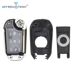 MYREMOTEKEY Flip Remote Key Shell For Peugeot Expert Partner 508 308 3008 Citroen C3 C4 C4L Elysee Dispatch Berlingo HU83/VA2