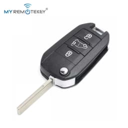 MYREMOTEKEY Flip Remote Key Shell For Peugeot Expert Partner 508 308 3008 Citroen C3 C4 C4L Elysee Dispatch Berlingo HU83/VA2