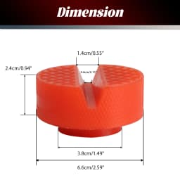 Car Lift Jack Support Stand Polyethylene Pads Wheel Dolly Slotted Floor Frame Rail Adapter Repair Tools For Lexus Subaru Fiat