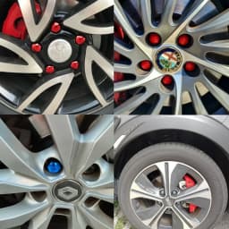 17/19/21mm 20Pcs Car Wheel Nut Caps Anti-Rust Auto Hub Screw Protection Covers Car Tire Screw Caps Nut Bolt Covers Auto Exterior