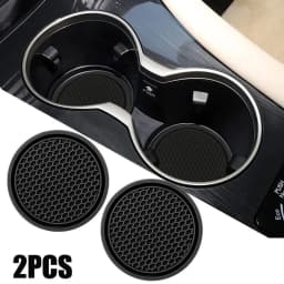 New Car Cup Holder Anti-Slip Silicone Insert Coaster Mat Universal Car Accessories Black Fit For Most Cars
