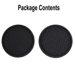 New Car Cup Holder Anti-Slip Silicone Insert Coaster Mat Universal Car Accessories Black Fit For Most Cars