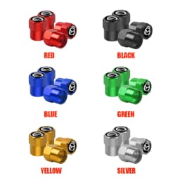 4Pcs Metal Car Wheel Tire Valve Caps Stem Cover for Mazda 3 Bk 6 Gh CX-5 CX30 MX-5 2 5 CX-3 GJ GL CX-8 MS RX-8 626 Miata Speed 6
