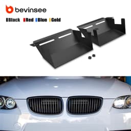 BEVINSEE Aluminum Air Intake Scoops for BMW E90 E92 E93 323i 325i 328i 330i 335i 335d 2007-2012, Car Accessories