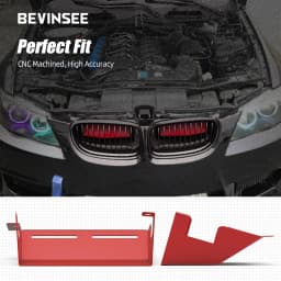 BEVINSEE Aluminum Air Intake Scoops for BMW E90 E92 E93 323i 325i 328i 330i 335i 335d 2007-2012, Car Accessories