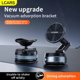 Magnetic Vacuum Suction Car Phone Holder Universal Foldable Extendable Mount for All Smartphones Windshield Dashboard