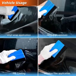 20/100pcs Squeegee -Flexible Plastic Squeegee with Fabric Felt for Vinyl Graphic Decal Installing Car Wrapping Scraper Tool