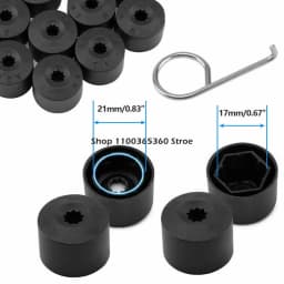 Car 17mm Wheel Lug Nut Bolt Cover for VW Volkswagen Phaeton Lupo EOS Caddy Golf MK5 GTI Skoda Tyre Hub Tire Screw Protection Cap