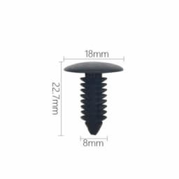 20Pcs For 5-11mm Hole Car Fender Clip Bumper Clip Plastic Screw Fasteners Auto Roof Tailgate Lining Rivet