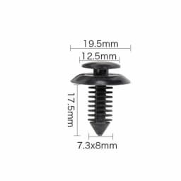 20Pcs For 5-11mm Hole Car Fender Clip Bumper Clip Plastic Screw Fasteners Auto Roof Tailgate Lining Rivet