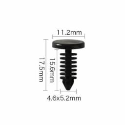 20Pcs For 5-11mm Hole Car Fender Clip Bumper Clip Plastic Screw Fasteners Auto Roof Tailgate Lining Rivet