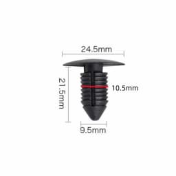 20Pcs For 5-11mm Hole Car Fender Clip Bumper Clip Plastic Screw Fasteners Auto Roof Tailgate Lining Rivet