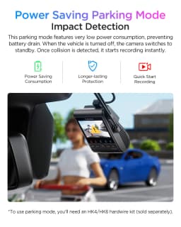 VIOFO A329S 2CH 4K 60FPS+2K HDR GPS Wi-Fi 6 Dash Cam with Sony STARVIS 2 Sensor, Support SSD Storage, Low Power Impact Detection