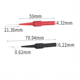 10PCS 30V Car Tip Probes Diagnostic Tools Multimeter Test Leads Extention Back Piercing Needle Tip Probes Auto Kit Machine 0.7MM