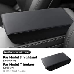 Car Center Console Arm Rest for Tesla Model3/Y Launch Juniper 2025 Model 3 Highland 2024 Soft Case Lid Armrest Car Accessories