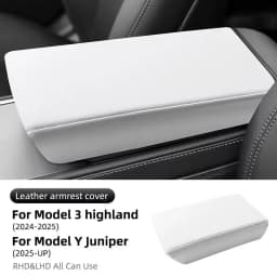 Car Center Console Arm Rest for Tesla Model3/Y Launch Juniper 2025 Model 3 Highland 2024 Soft Case Lid Armrest Car Accessories