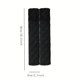 Comfortable and Adjustable Seat Belt Covers in Soft Velvet Fabric - Perfect for Car, Truck, SUV, Backpacks